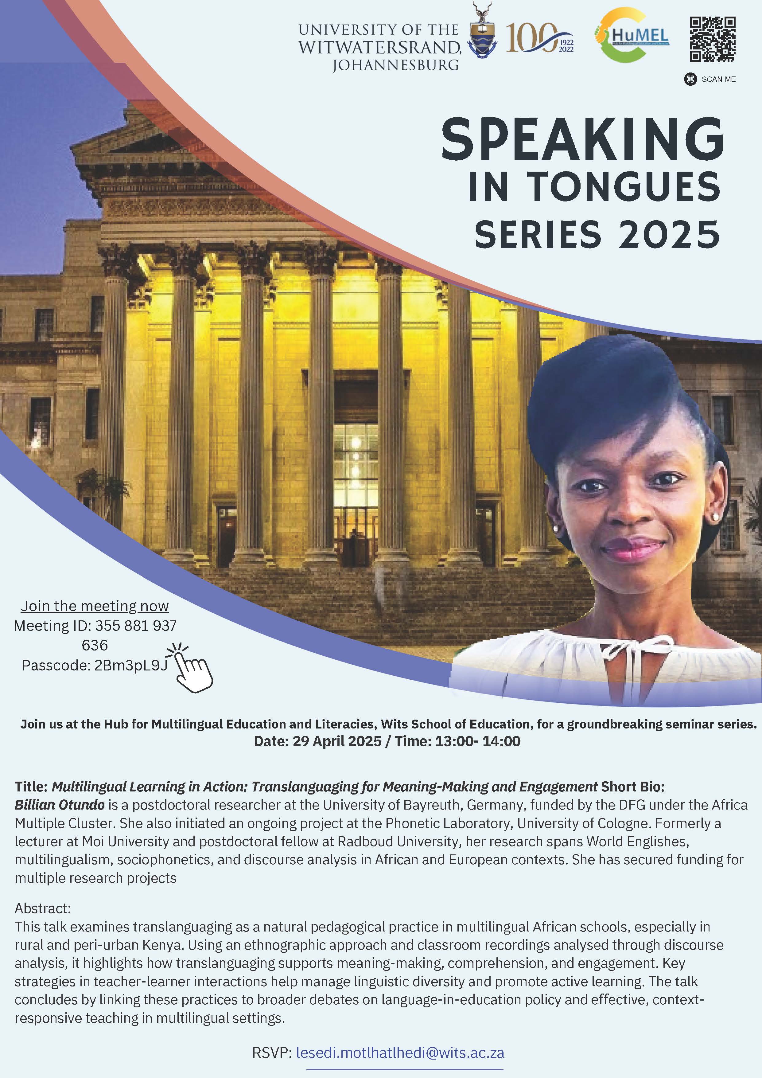 Speaking in tongues